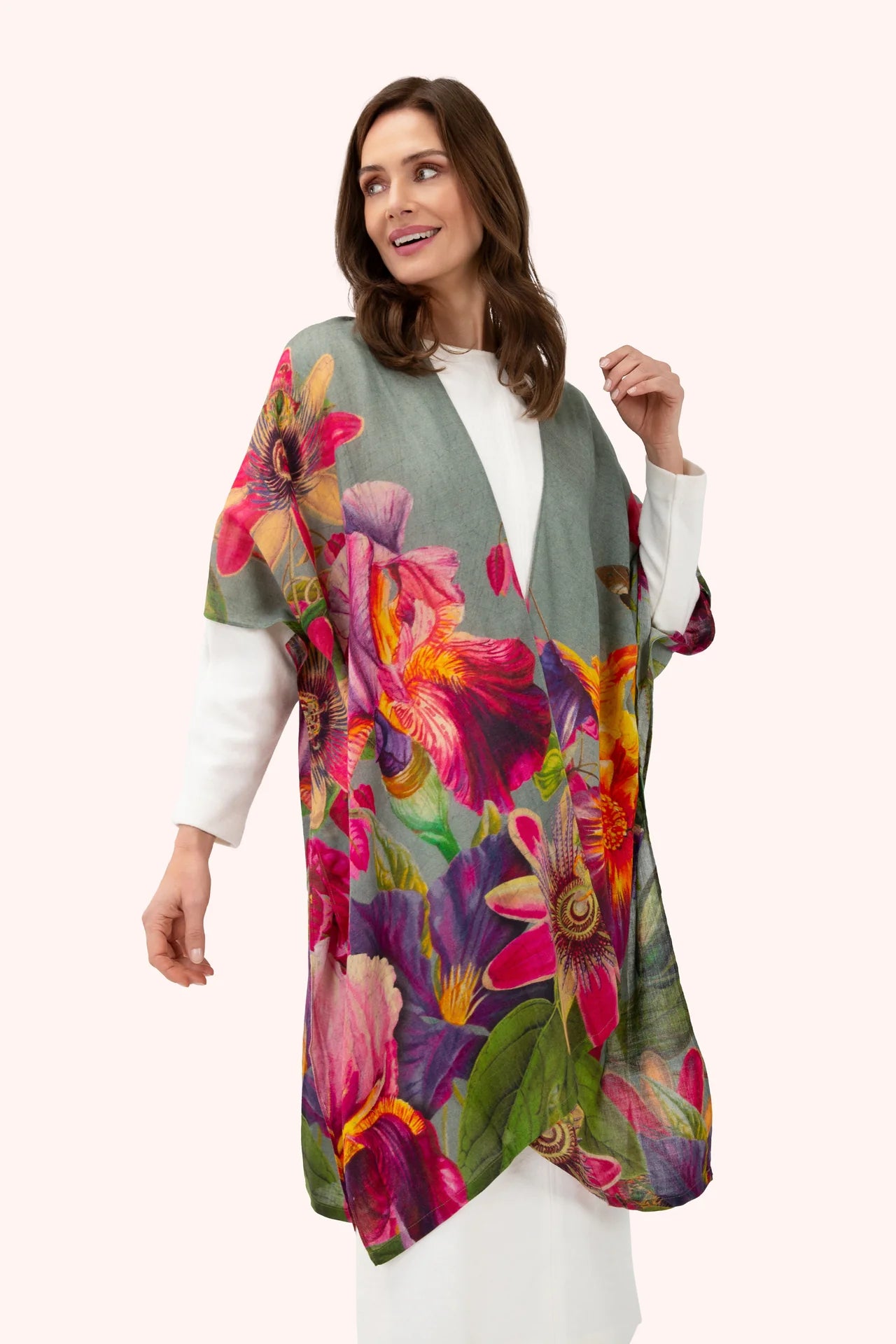 POWDER WOOL WRAPAROUND - WINTER IRIS, ICE