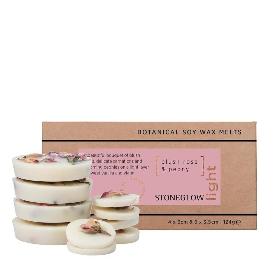 Stoneglow Elements - Light - Blush Rose & Peony - Botanical Soy Wax Melts