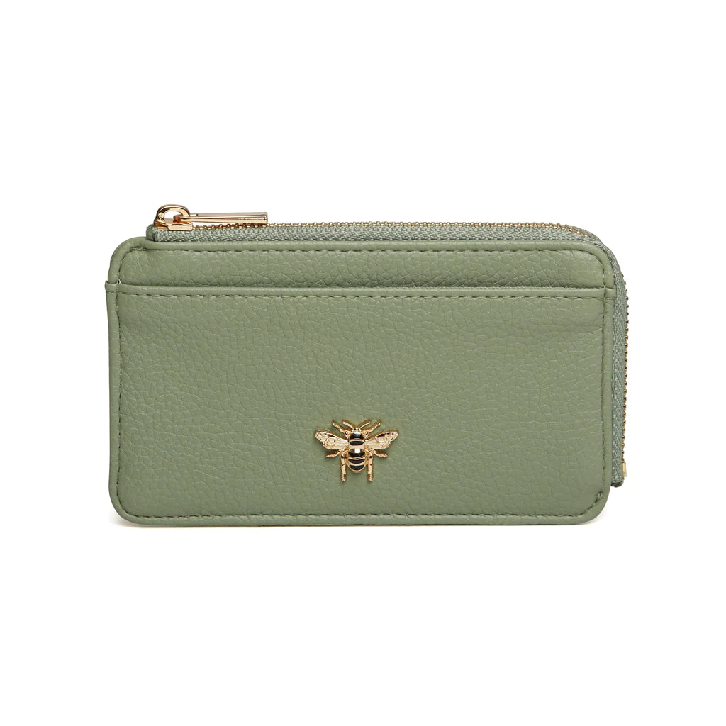 ALICE WHEELER LONDON Sage Bath coin/card purse