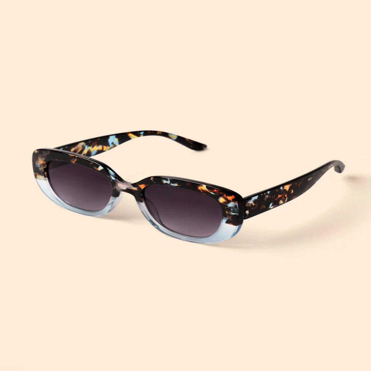POWDER LIMITED EDITION SUNGLASSES - POLINA - TORTOISESHELL/AQUA