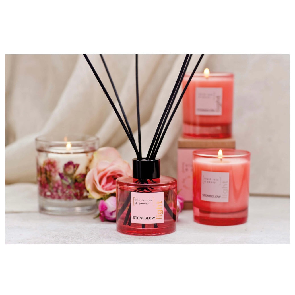 Stoneglow Elements - Light - Blush Rose & Peony - Reed Diffuser
