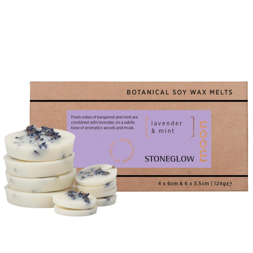 Stoneglow Elements - Moon - Lavender & Mint -Botanical Soy Wax Melts