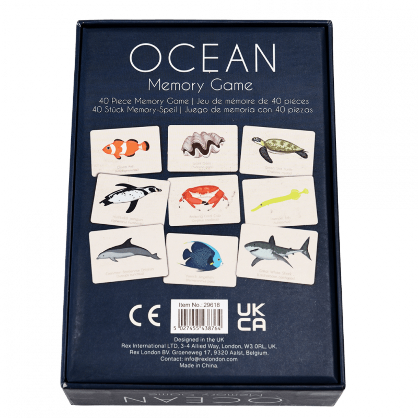 Memory game - Rex - (20 pairs) - Ocean