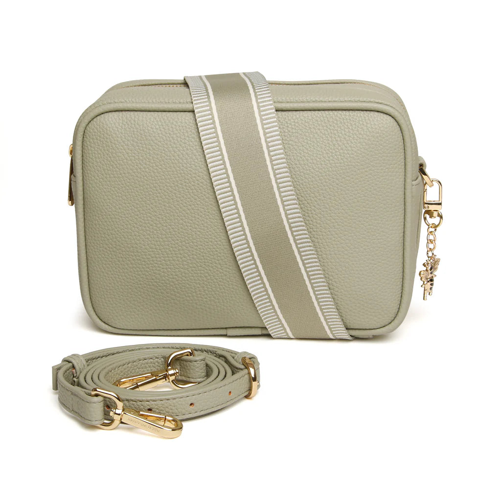 ALICE WHEELER LONDON Pistachio Soho Crossbody Camera Bag