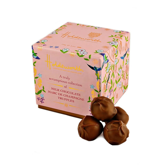 Truly Scrumptious Champagne Truffles 100g Cube