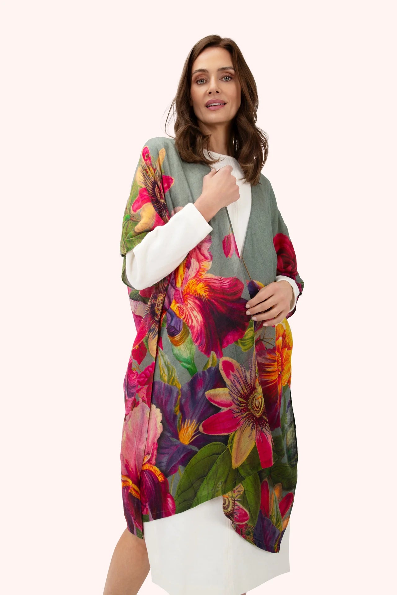 POWDER WOOL WRAPAROUND - WINTER IRIS, ICE