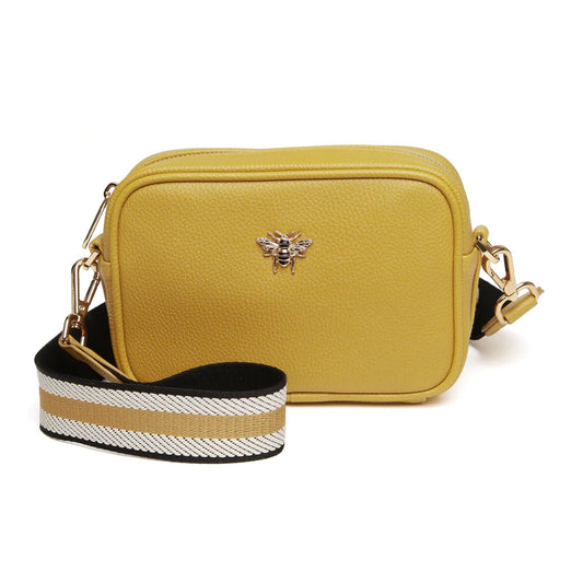 ALICE WHEELER LONDON Ochre Mini Crossbody with webbing strap