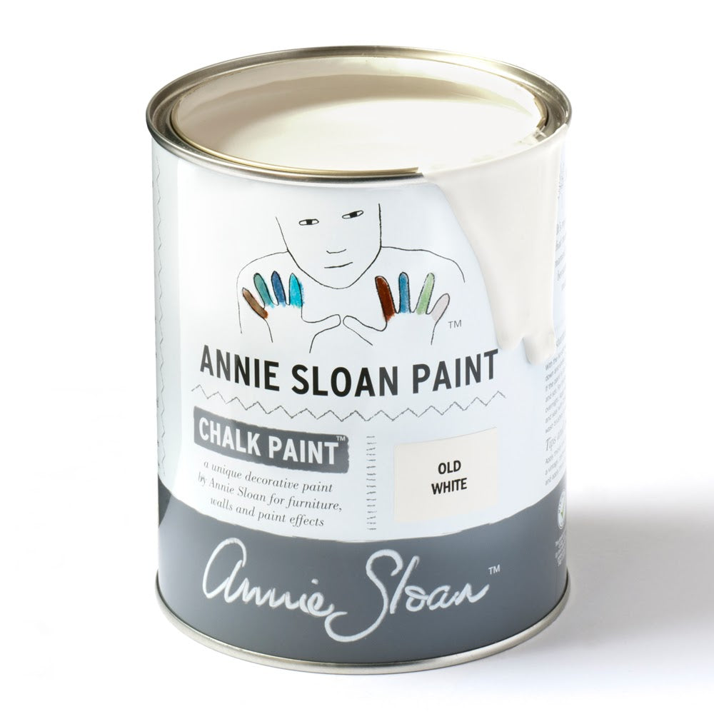 OLD WHITE ANNIE SLOAN CHALK PAINT® 120ml - 1 Litre