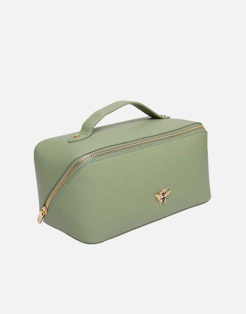 ALICE WHEELER LONDON Mini Sage Train Case -  Makeup Bag