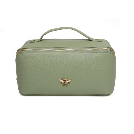 ALICE WHEELER LONDON Mini Sage Train Case -  Makeup Bag