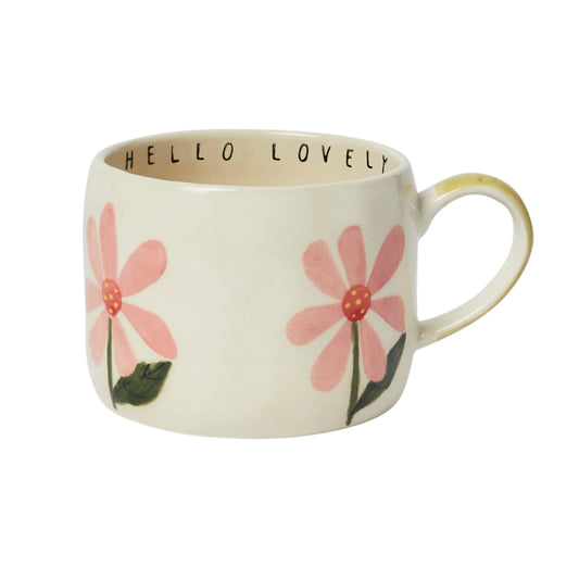 BELLYBUTTON-HELLO LOVELY STONEWARE MUG