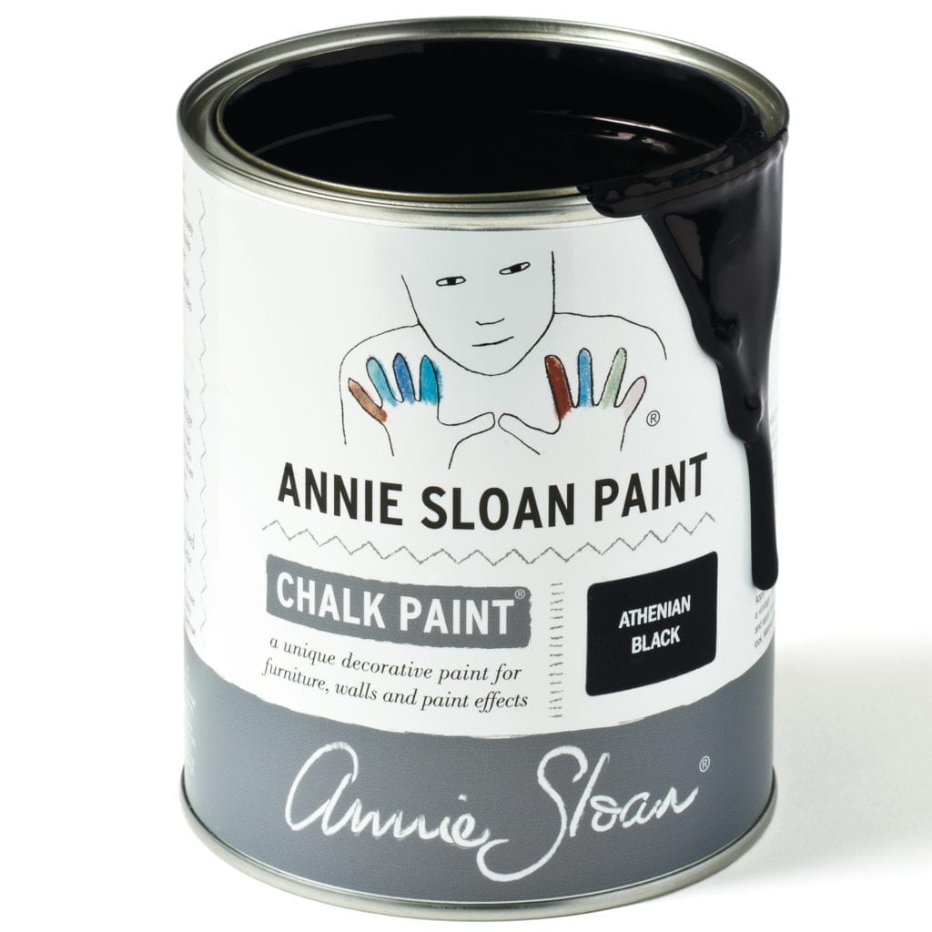 ATHENIAN BLACK ANNIE SLOAN CHALK PAINT® 120ml - 1 Litre