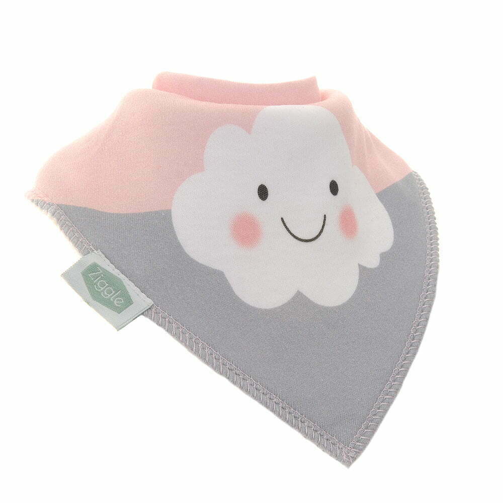 ZIGGLE CUDDLY PINK BIB SET