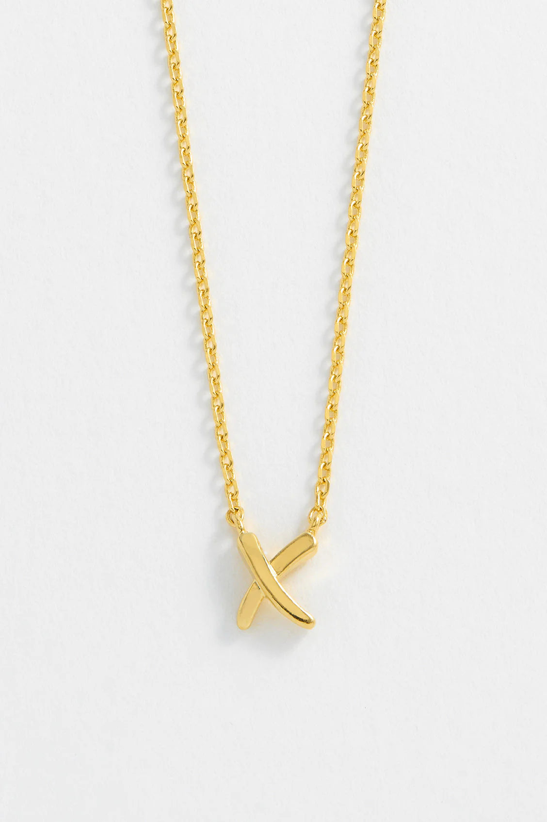 ESTELLA BARTLETT KISS NECKLACE GOLD PLATED