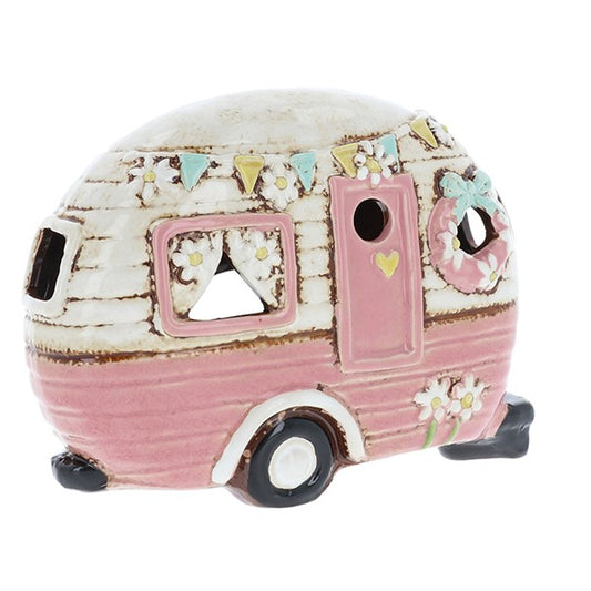 Village Pottery Caravan Tealight Pink