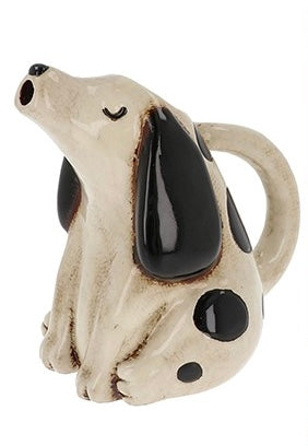 Village Pottery Top Dog Spot Jug