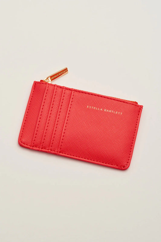 ESTELLA BARTLETT Imagination Rules The World Card Purse - Coral