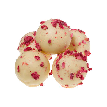 COCOBA RASPBERRY AND MARC DE CHAMPAGNE TRUFFLES (6 TRUFFLES)
