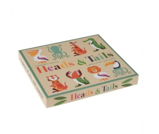 COLOURFUL CREATURES HEADS AND TAILS GAME