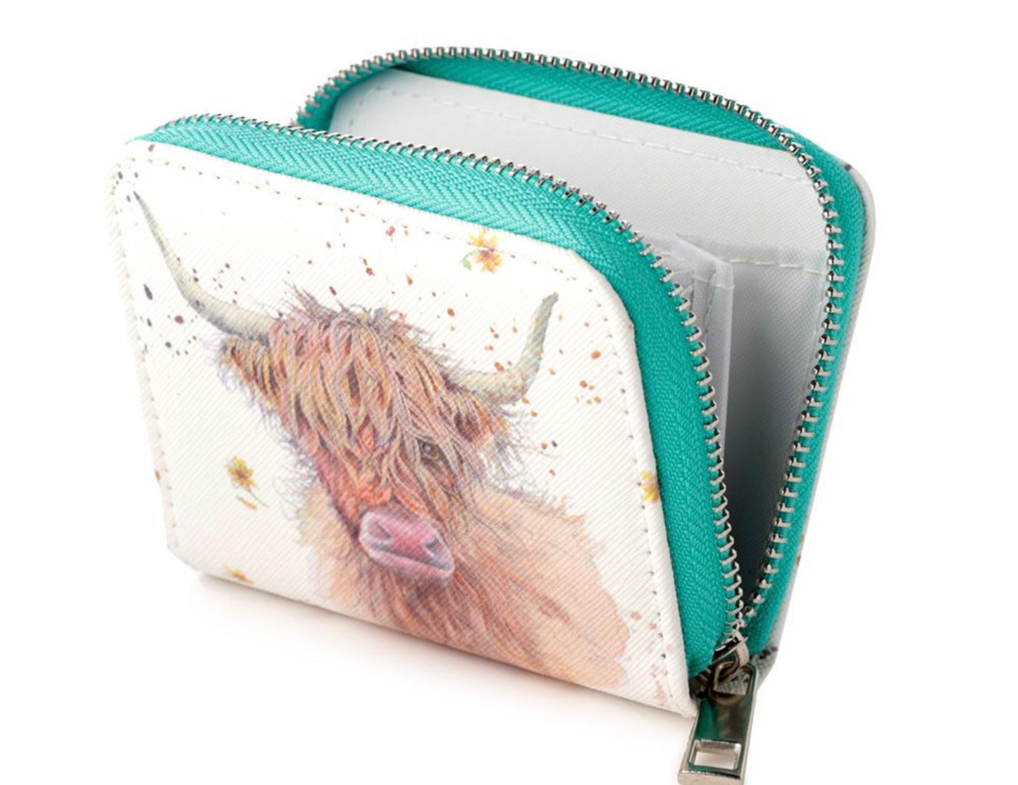 HIGHLAND COW PURSE BY JAN PASHLEY