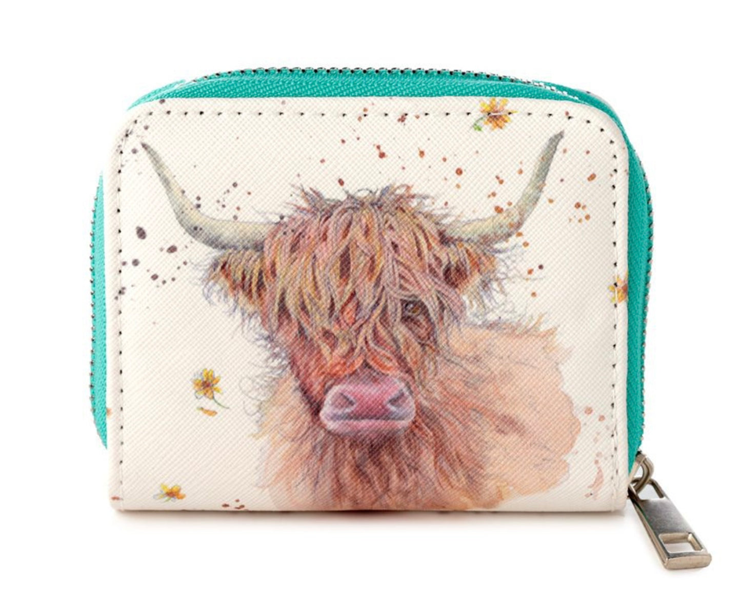 HIGHLAND COW PURSE BY JAN PASHLEY