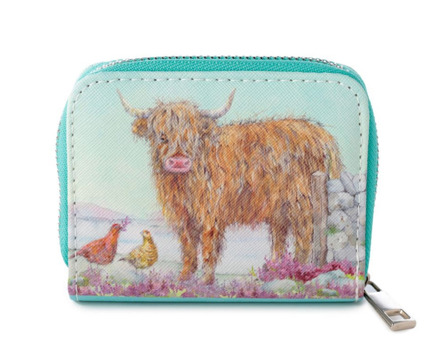 HIGHLAND COW PURSE BY JAN PASHLEY