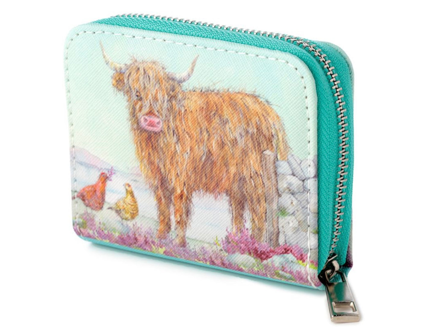 HIGHLAND COW PURSE BY JAN PASHLEY