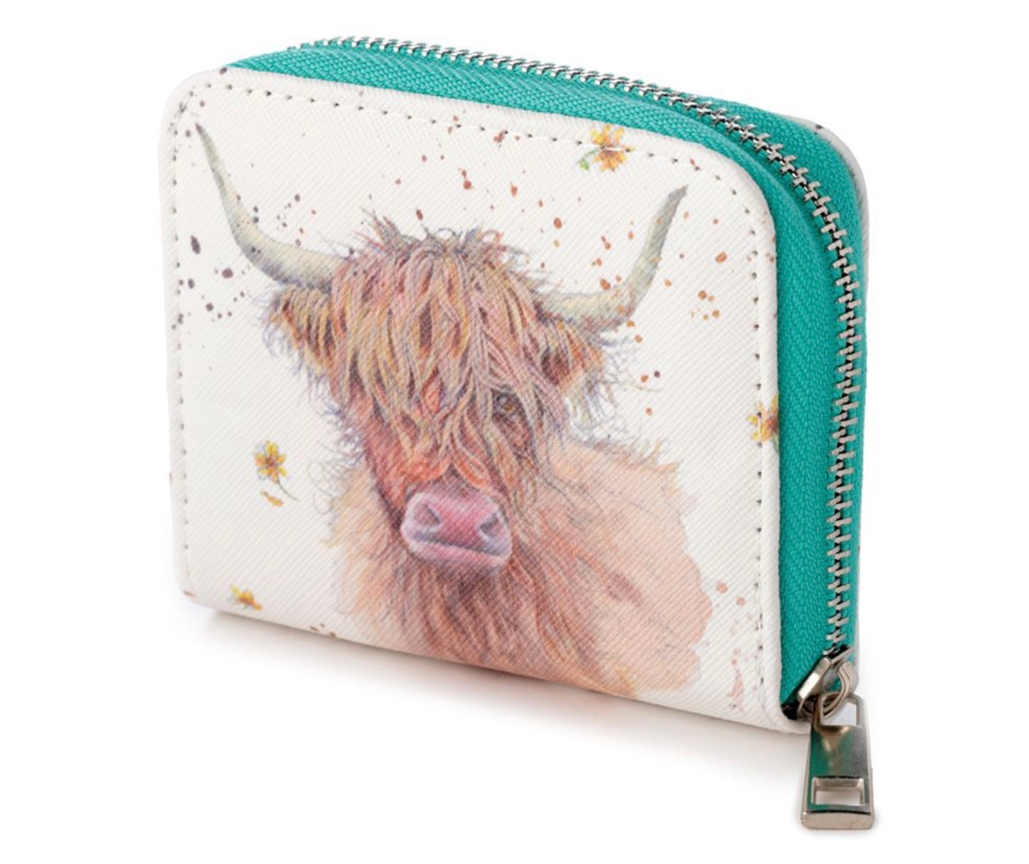 HIGHLAND COW PURSE BY JAN PASHLEY