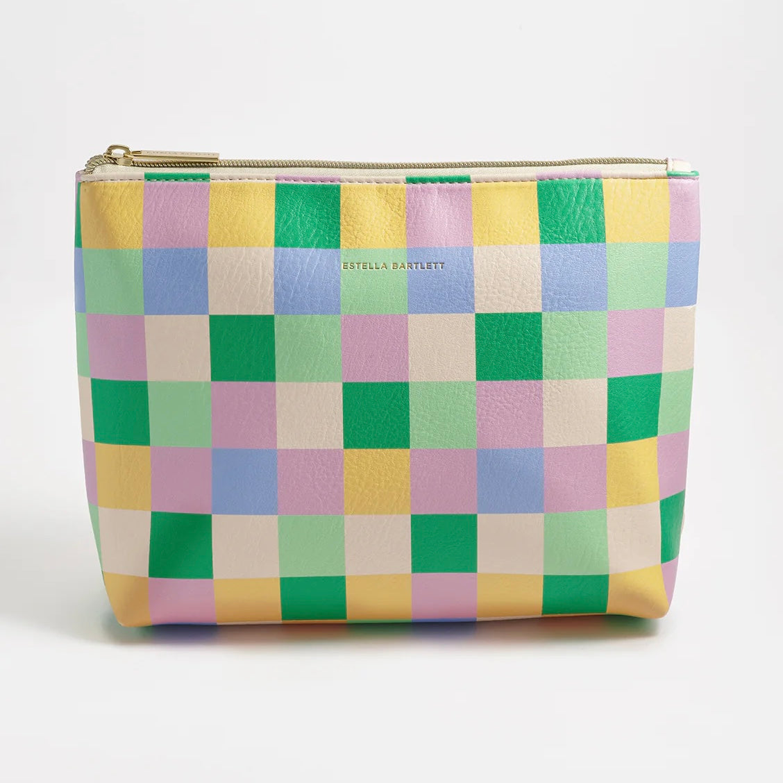 ESTELLA BARTLETT- Medium Pouch - Wash Bag - Checkerboard