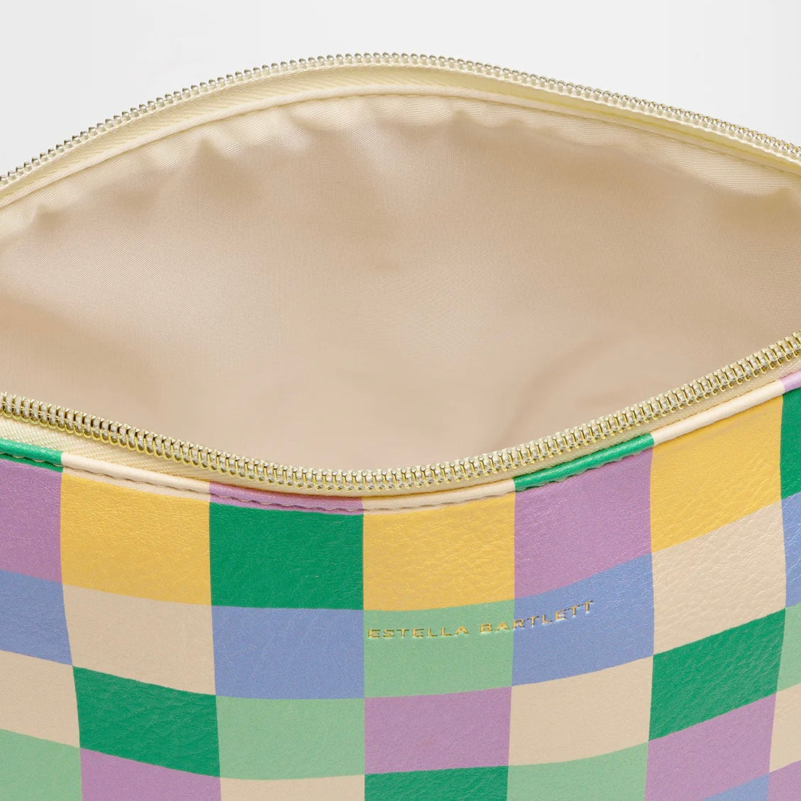 ESTELLA BARTLETT- Medium Pouch - Wash Bag - Checkerboard