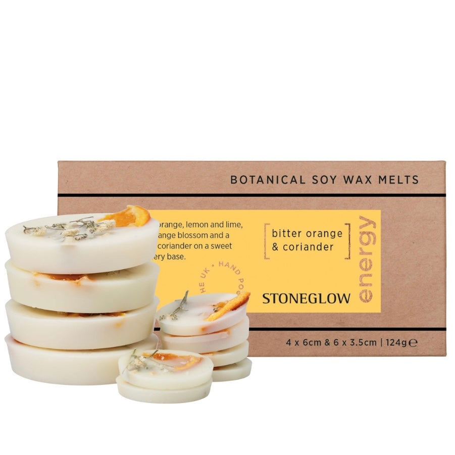 Stoneglow  Elements - Bitter Orange & Coriander - Botanical Soy Wax Melts