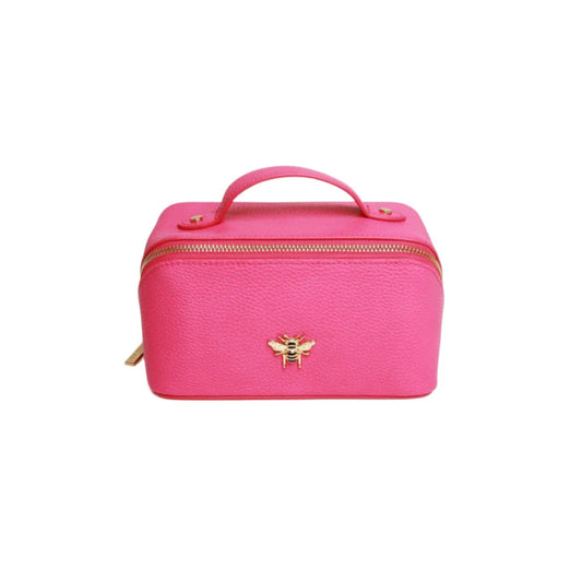 ALICE WHEELER LONDON  Hot Pink - Mini Train Case