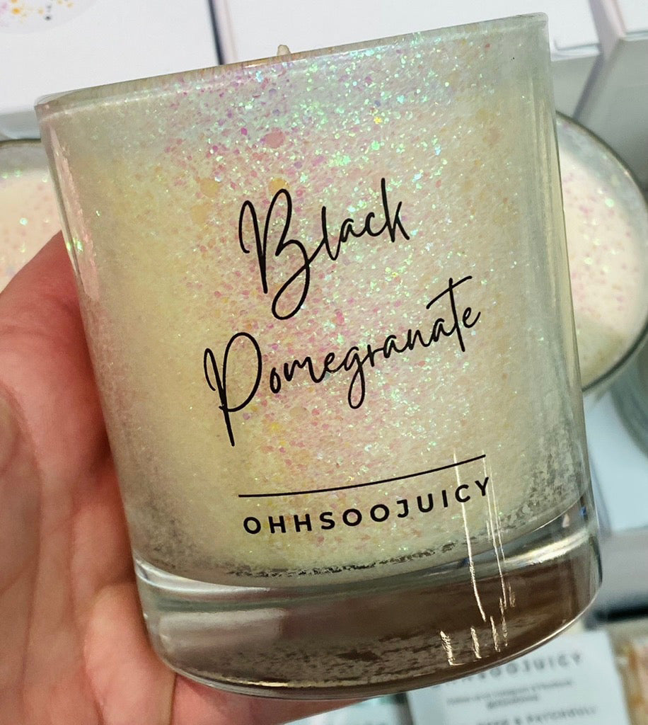 OHHSOOJUICY BLACK POMEGRANATE CANDLE & WAX MELT