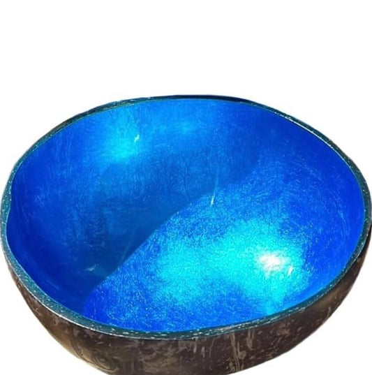 LOVE COCO Classic Coconut Bowl - Blue - Medium