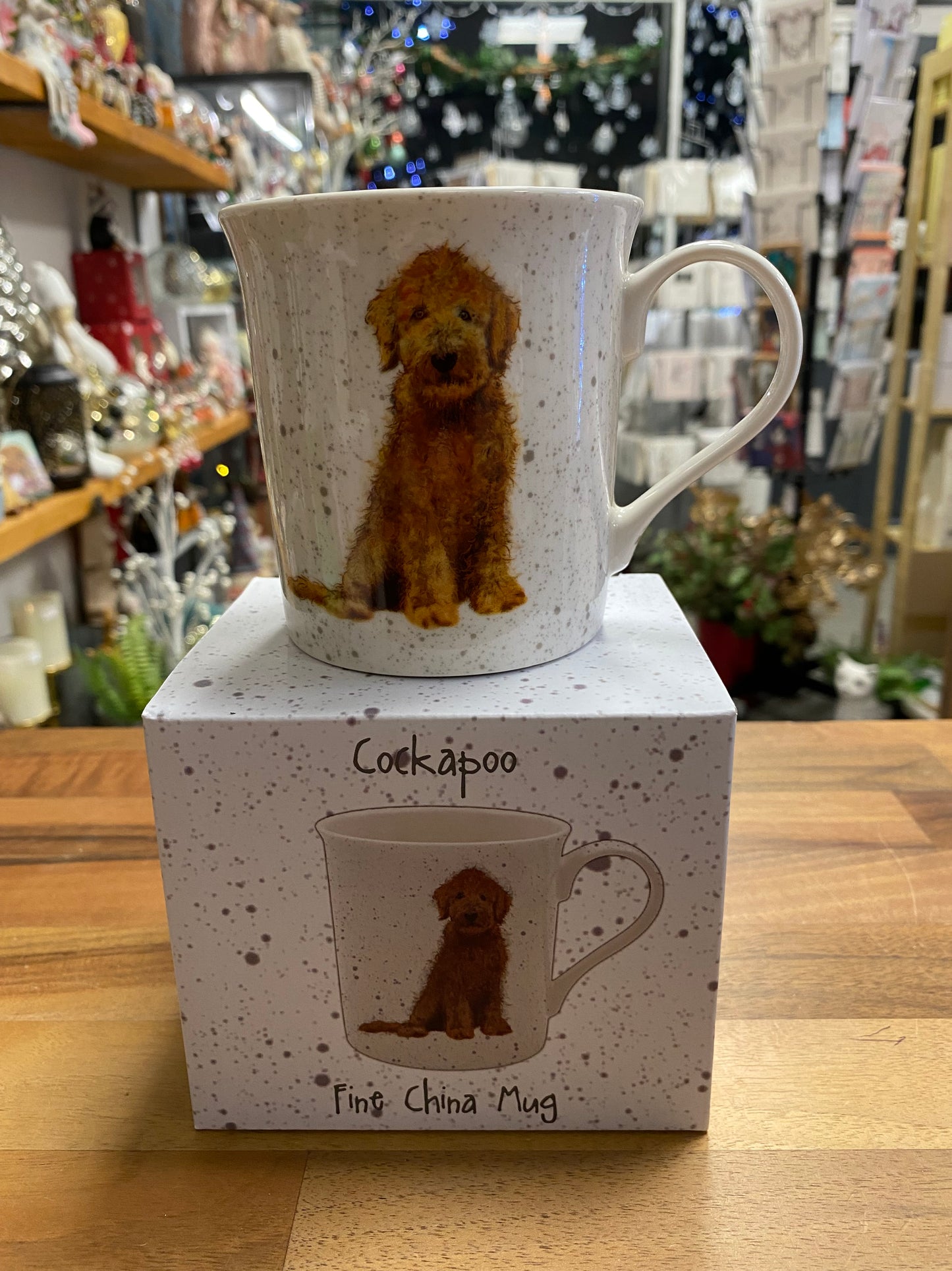 COCKAPOO DOG FINE CHINA MUG 13cm