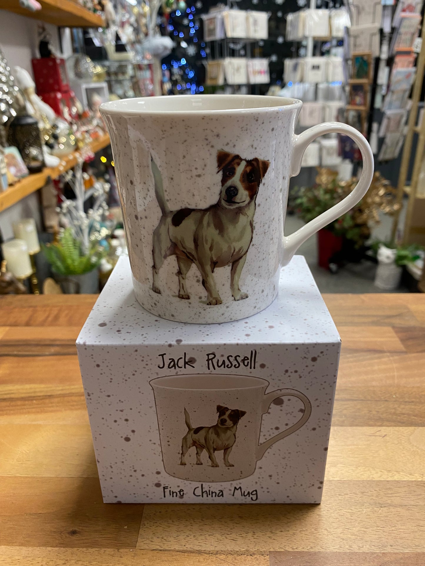 JACK RUSSELL FINE CHINA MUG, 13CM