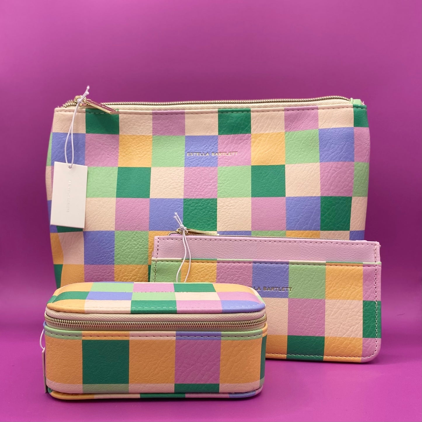 ESTELLA BARTLETT-  Mini Jewellery Box Checkerboard