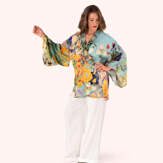KIMONO JACKET - SPRING FLORA